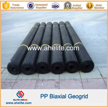 PP Biaxial Geogrids Fuerza de tracción 40X40kn / M